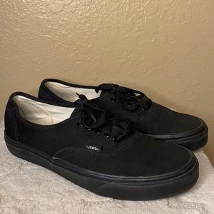 Blk/Blk Authentic by Vans (men 10.5 wms 12)